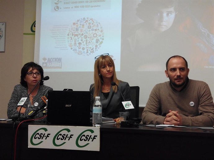 Acción contra el Hambre y CSI-F captarán fondos para ayudar a los refugiados 