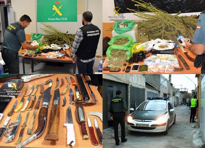 Desmantelan un punto de distribución de drogas en Las Torres de Cotillas