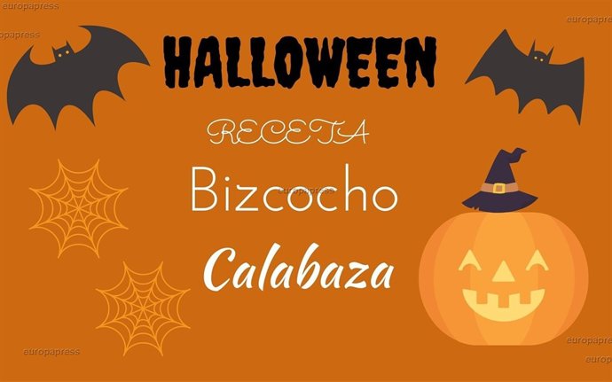 HALLOWEEN RECETA BIZCOCHO DE CALABAZA
