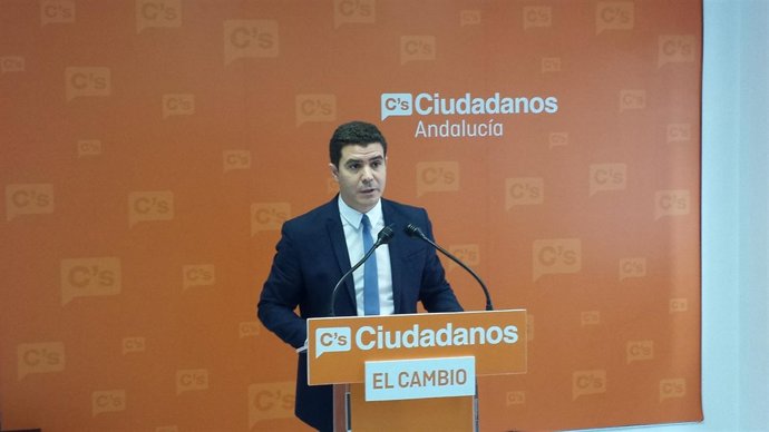 El portavoz adjunto de C's en el Parlamento andaluz, Sergio Romero