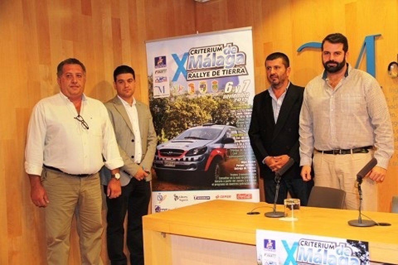 Rally tierra campeonato provincia málaga rueda de prensa prueba