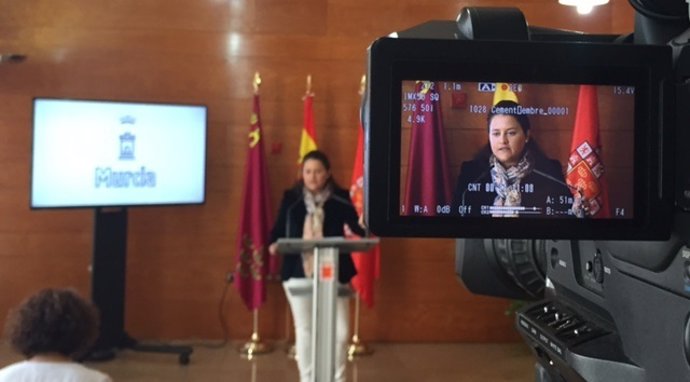 Lola Sánchez en rueda de prensa