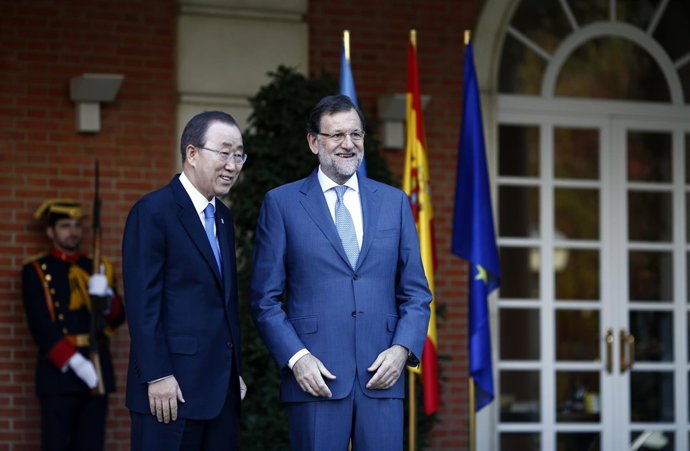 Mariano Rajoy recibe a Ban Ki Moon