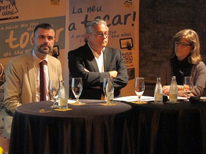 El conseller Santi Vila y el pte. De FGC E.Ticó