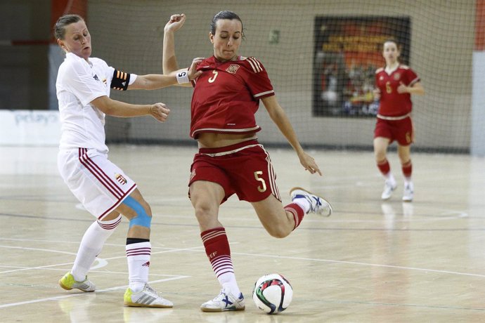 La selección española femenina de fútbol sala gana a Hungría