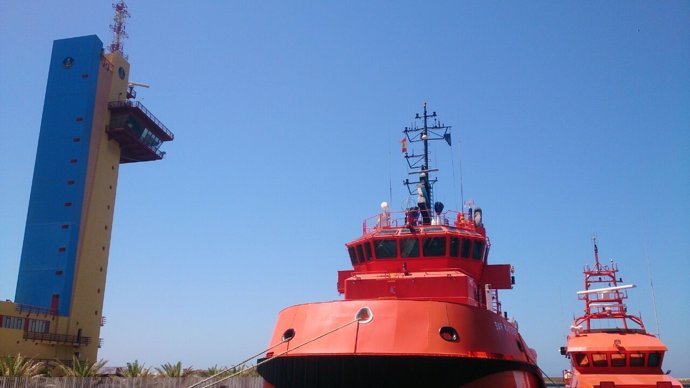 Servicio de Salvamento Marítimo en el Puerto de Almería