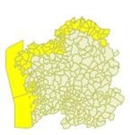Aviso amarillo en Galicia para el viernes 30 de octubre.