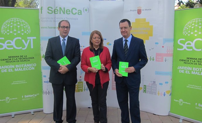 Sánchez Mora y González presentan la Semana de la Ciencia y la Tecnología