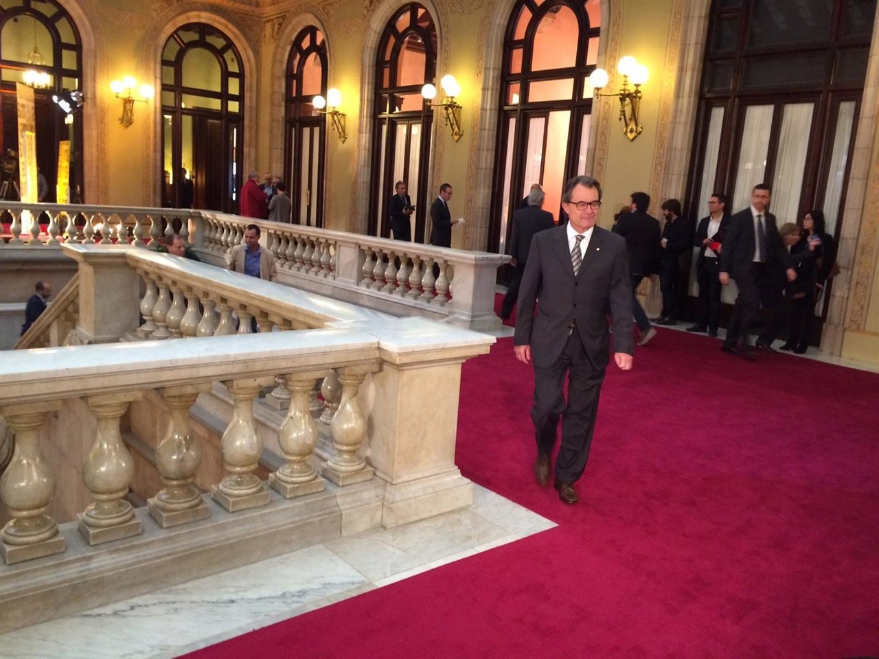 Artur Mas en el Parlament