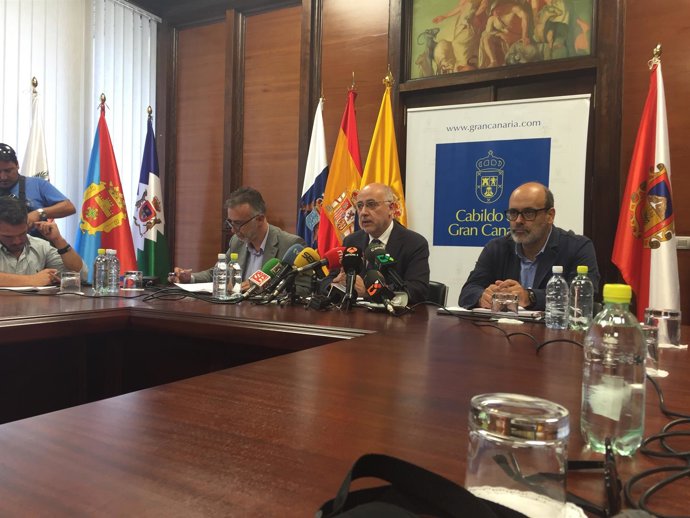 Rueda de prensa del Cabildo de Gran Canaria