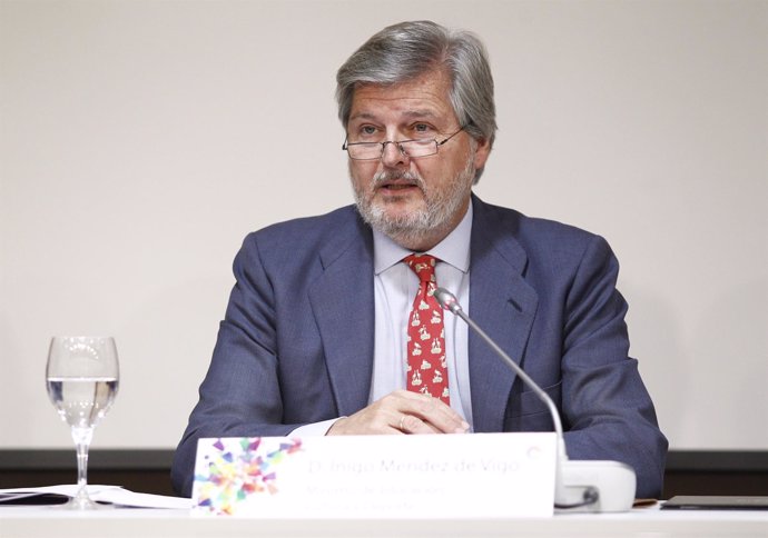 El ministro de Educación, Cultura y Deporte, Íñigo Méndez de Vigo