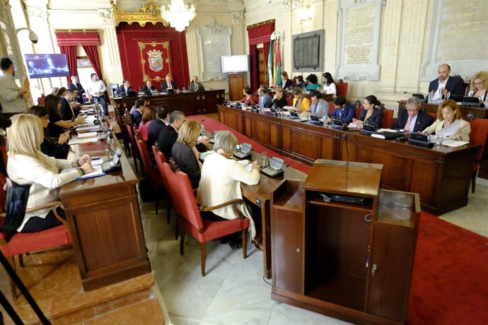 Pleno del Ayuntamiento de Málaga de octubre