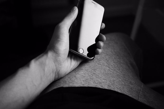 IPhone 6 blanco y negro smartphone teléfono móvil Apple recurso