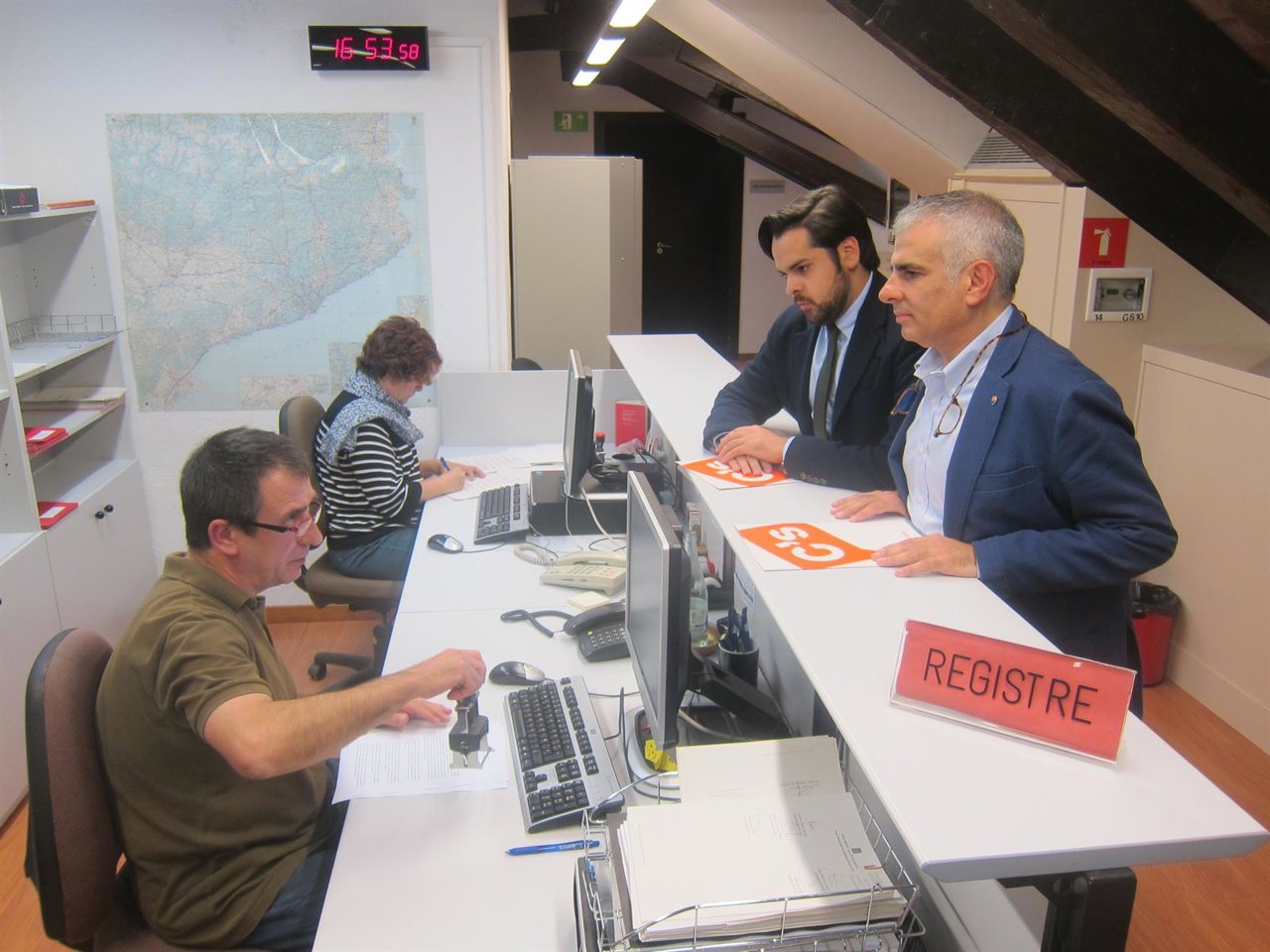 Los diputados de C's Fernando de Páramo y Carlos Carrizosa