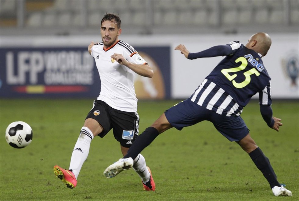 Paco Alcácer, jugador del Valencia 