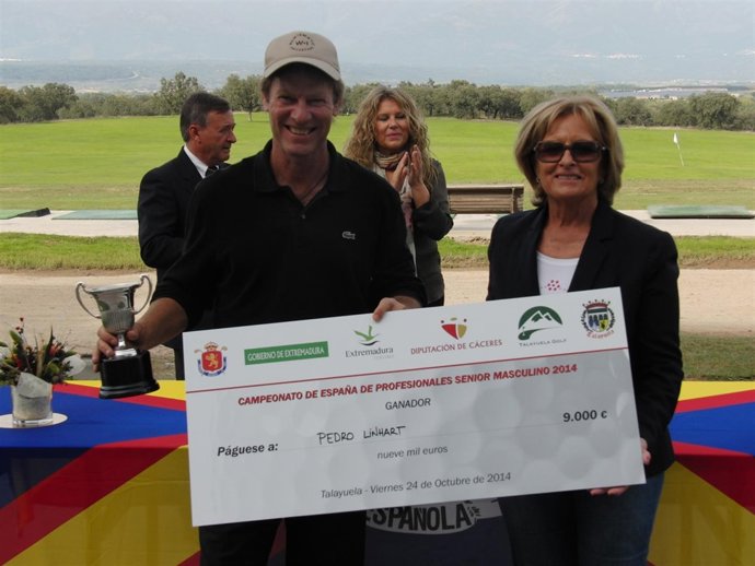 Pedro Linhart, jugador de golf