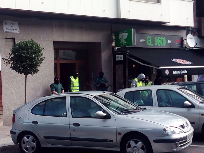 Registros en Vigo en operación Resistencia Galega