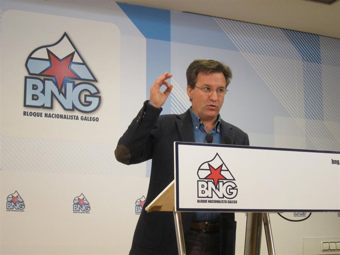 El portavoz nacional del BNG, Xavier Vence