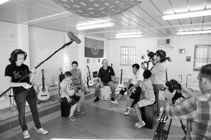 Rodaje del documental.