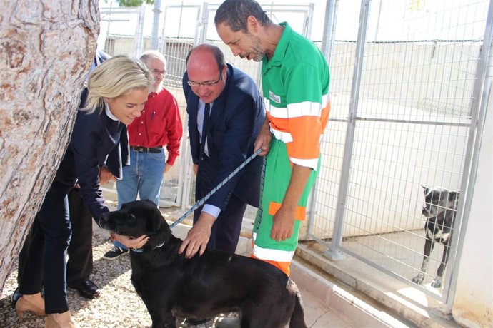 Sánchez y Martínez-Cachá, en el centro de zoonosis