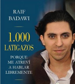 Portada del libro de Raif Badawi '1.000 latigazos'