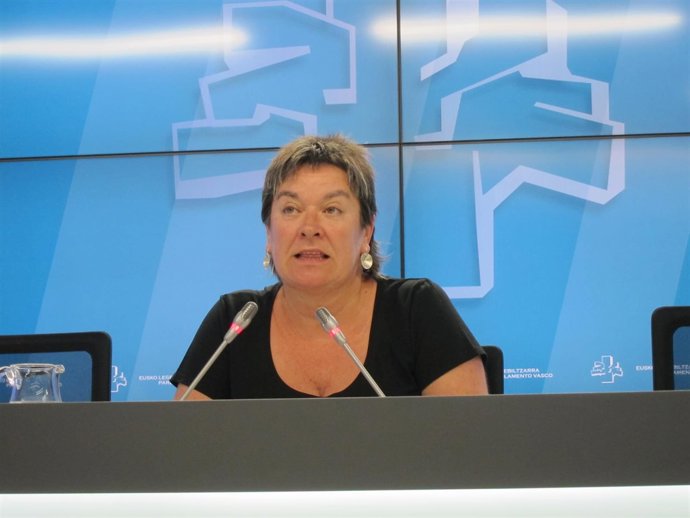 La parlamentaria de eh bildu, belén arrondo