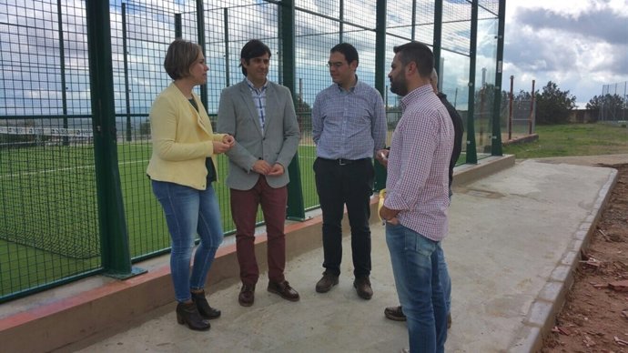 Visita a pistas de pádel de El Cerro del Andévalo. 