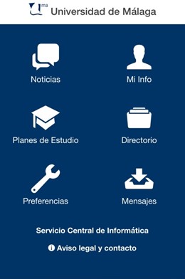 Aplicación móvil app uma novedades 