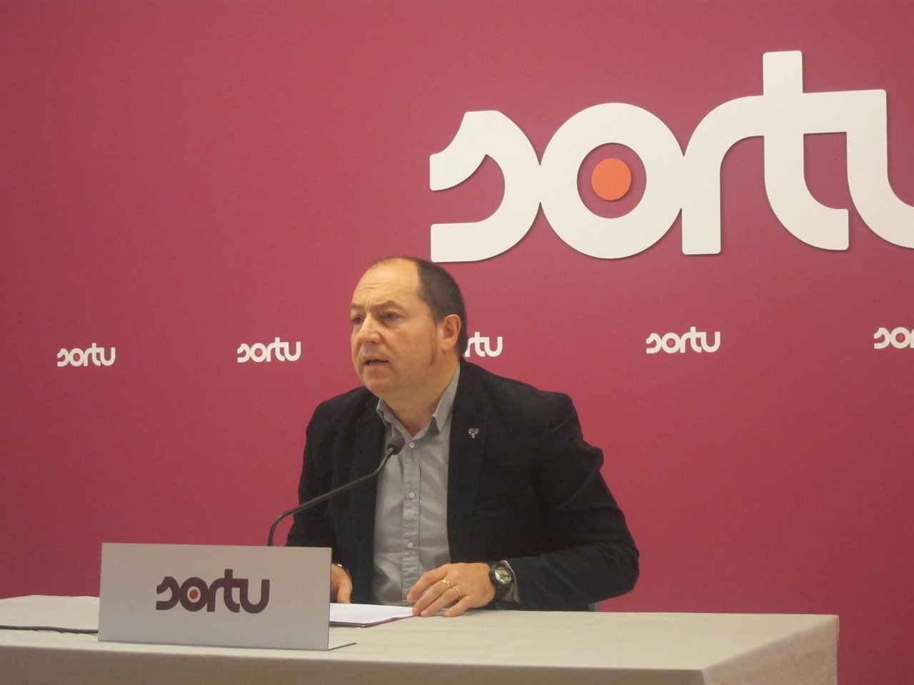 El portavoz de Sortu, Pernando Barrena