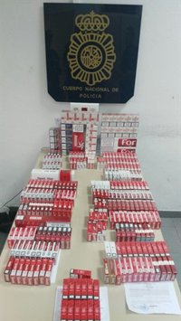 Incautadas en Córdoba más de 1.100 cajetillas de tabaco de contrabando