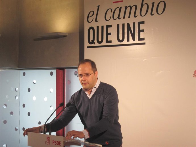 César Luena en Logroño