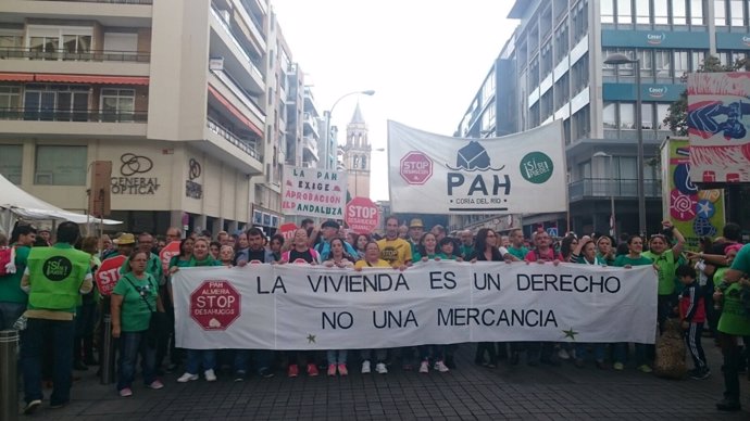 Marcha reivindicativa para exigir compromiso con la ILP Andaluza