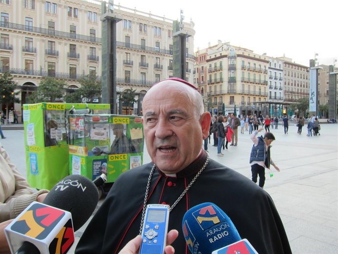 El arzobispo metropolitano de Zaragoza, monseñor Vicente Jiménez.