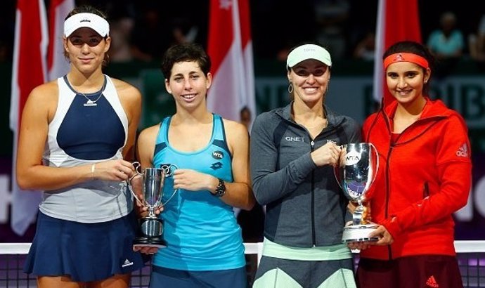 Garbiñe Muguruza Carla Suárez Hingis Mirza Singapur Finales WTA
