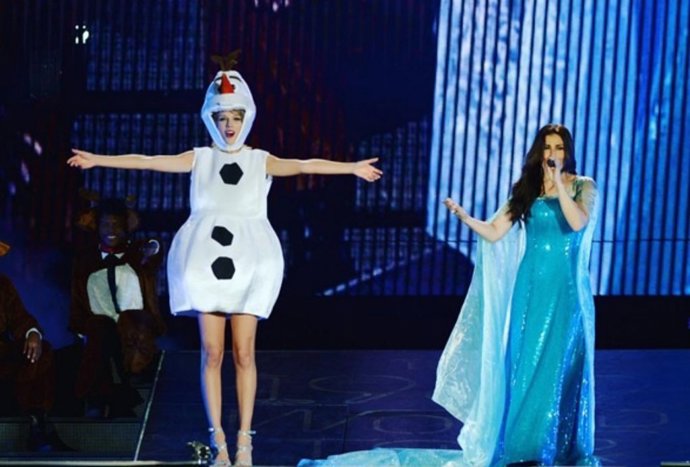Taylor Swift e Idina Menzel