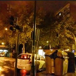 Semáforo apagado en Sevilla capital