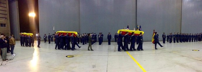 Funeral por los tres fallecidos en el accidente de helicóptero