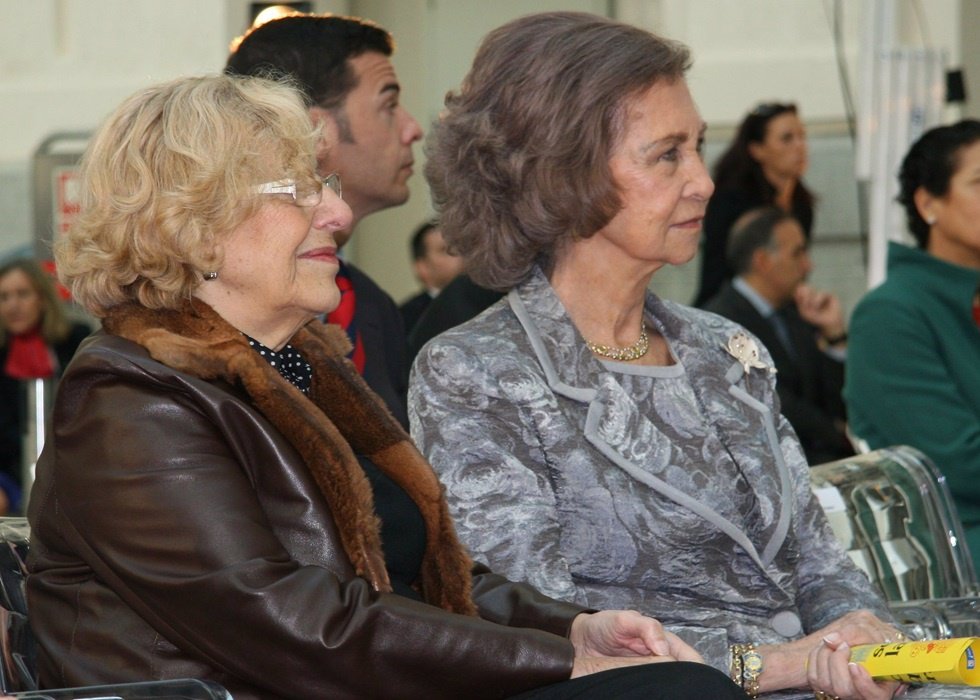 Manuela Caemena y doña Sofía