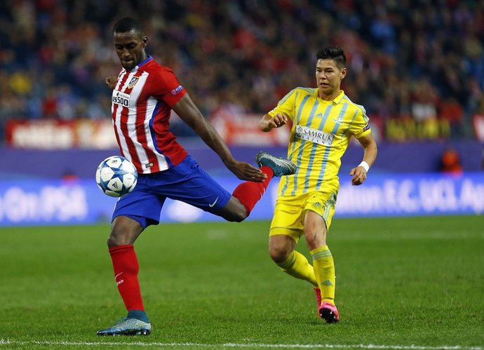 Jackson Martínez en el Astana - Atlético Madrid
