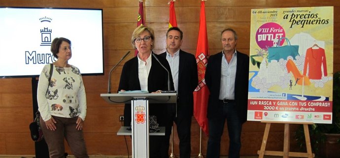 Presentación de la Feria Outlet de Murcia