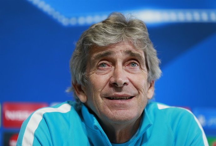 Manuel Pellegrini en rueda de prensa