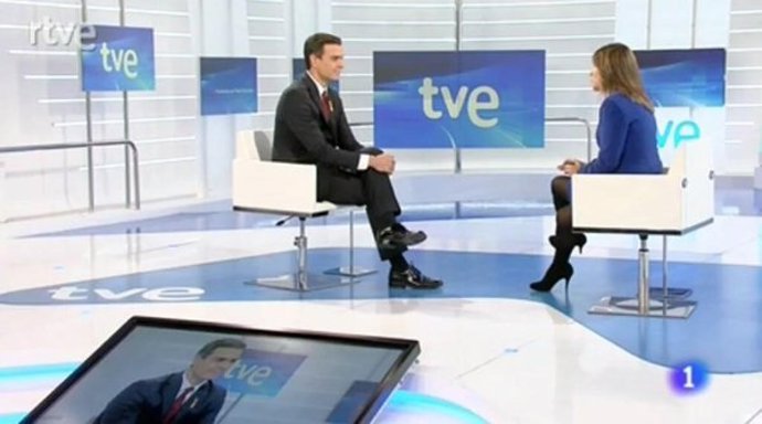 Pedro Sánchez, en TVE