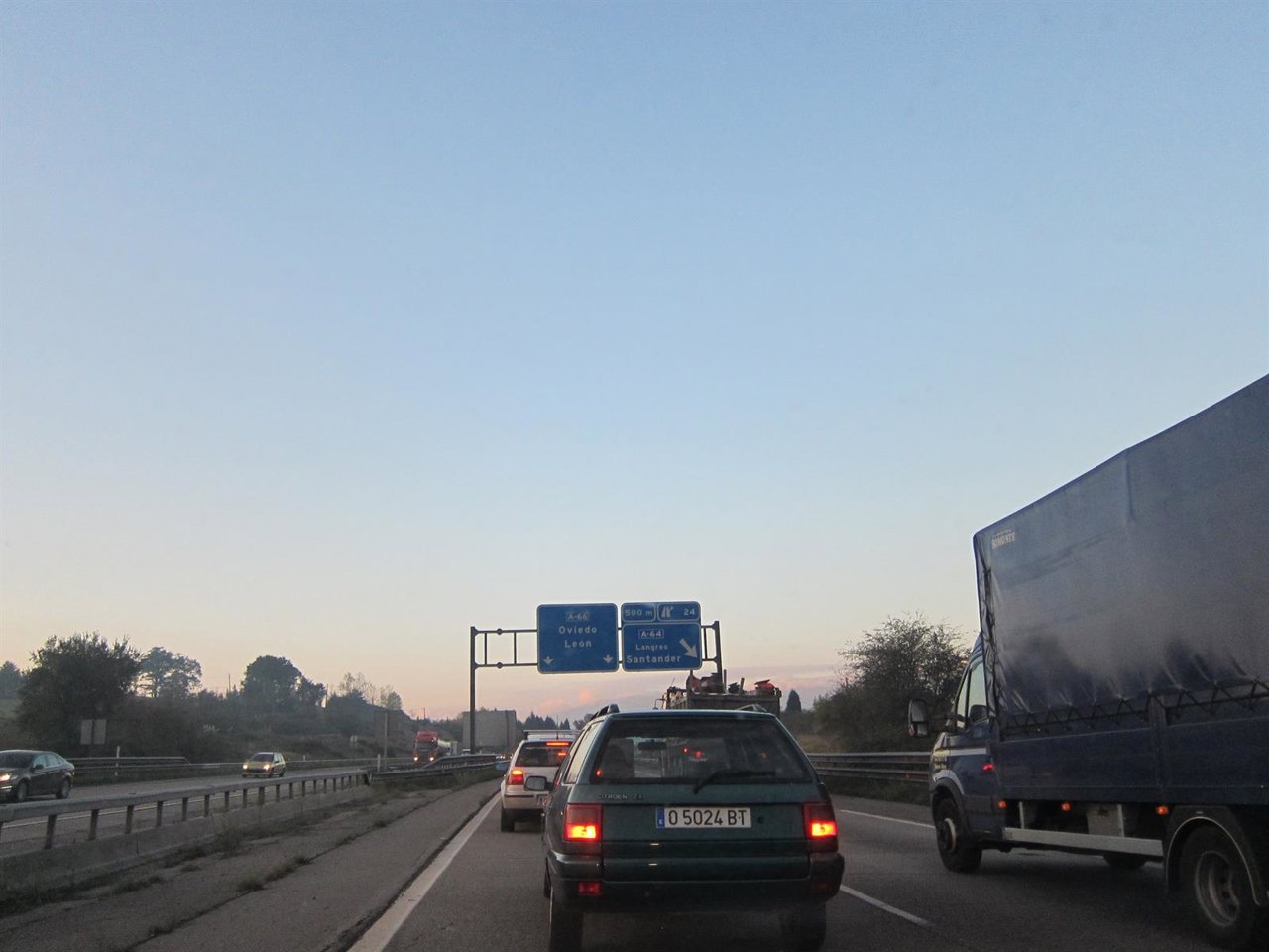 Autopista A66 (Y), Tráfico, retenciones, carreteras.