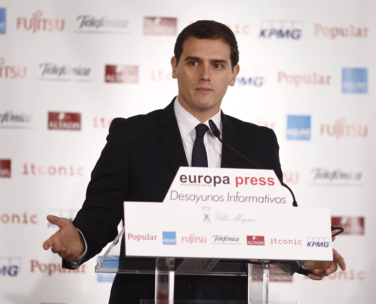 Albert Rivera en los Desayunos Informativos de Europa Press