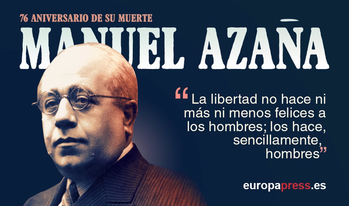 Manuel Azaña, un presidente de filias y fobias: 10 frases célebres para  bien y para mal