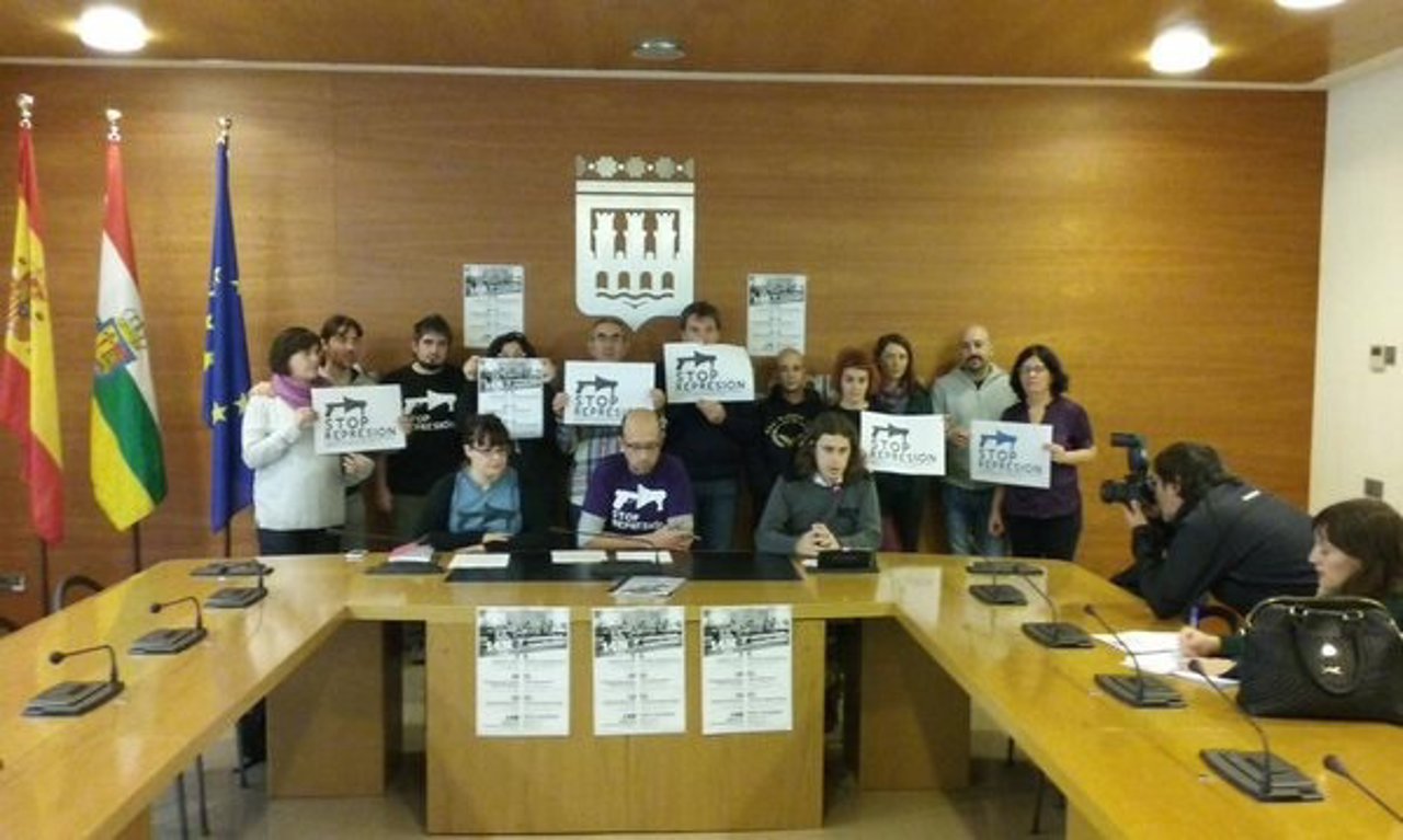 Cambia Logroño y la Plataforma Stop Represión