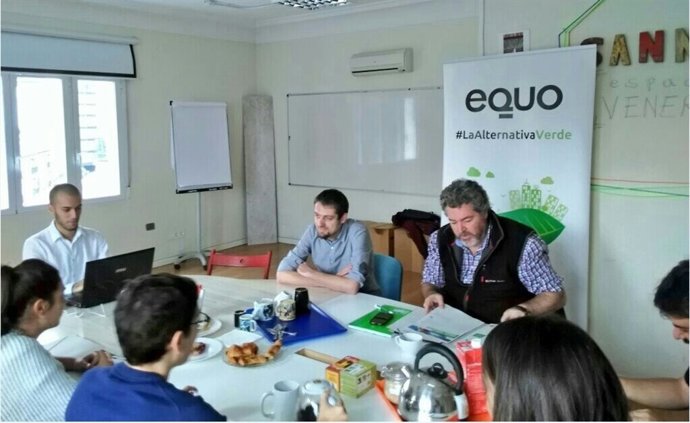 Juantxo López de Uralde y Florent Marcellesi en rueda de prensa