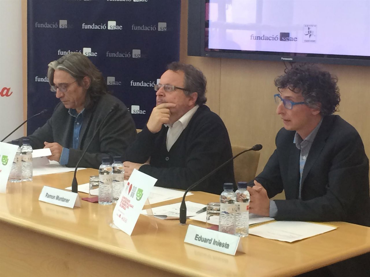 X.Marcé, R.Muntaner y E.Iniesta, SGAE