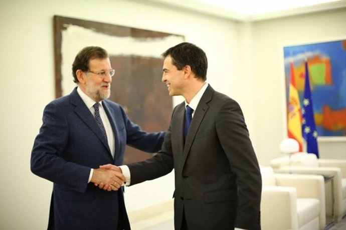 Rajoy recibe a Andrés Herzog, portavoz de UPyD, en Moncloa