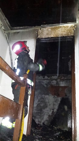Incendio de la vivienda